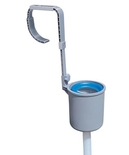 BESTWAY 58233 - Skimmer de Superficie Bestway Para Piscina Desmontable con Depuradora de Cartucho de 2.006 L/H Fácil de Limpiar y Colocar PVC Anticorrosión, multicolor, 49x20.6x64 cm