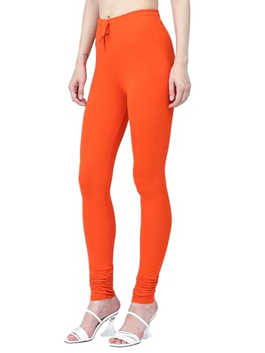 Image of Robinbosky Cotton Churidhar Leggings for Women - Stylish, Stretchable & Flattering Fit for All-Day Comfort