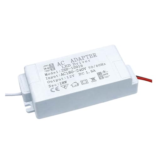 Pilote LED 12V DC 18W avec transformateur anti-scintillement