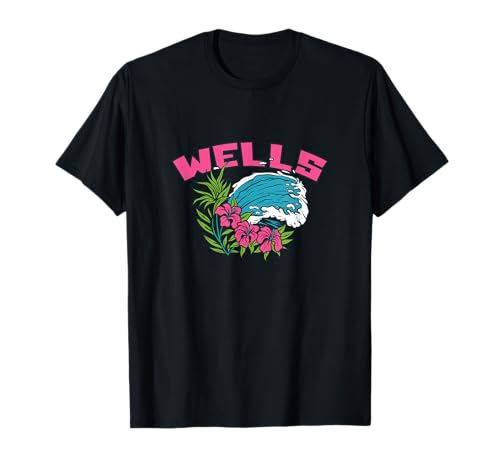 Wells Maine Summer ME Tropical Antiguo Centro de Maine Camiseta