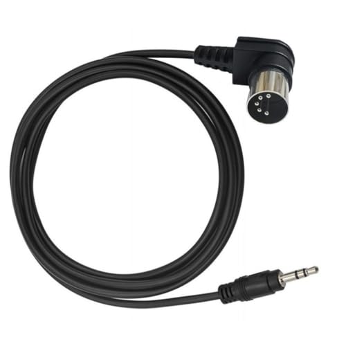 Cable extensión estéreo 3.5mm macho a DIN 5 pines macho miniatura 1