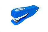 Small Office Stapler, PraxxisPro Fortis Compact Grip, Mini Desktop Stapler (Blue)