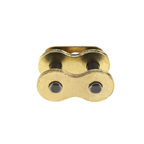 Universal Motorrad Clipschloss Clip Kettenschloss für 525 VX Ring Teilung verstärkte Kette Verbindungsglied Gold