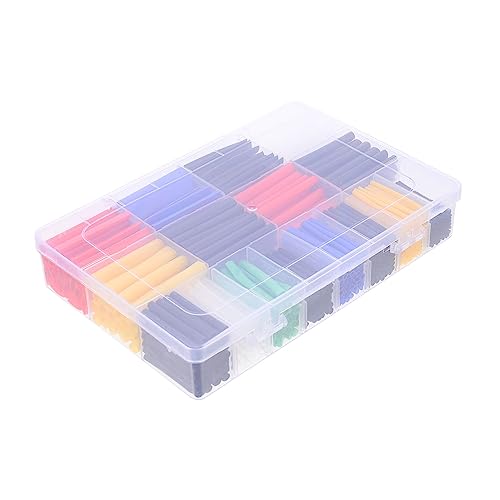 Anneome Tubos Termoretráctiles para Envoltura De Cables Eléctricos Kit De Tubos De Envolvimiento De Alambre para Proyectos De Electricidad y Manualidades