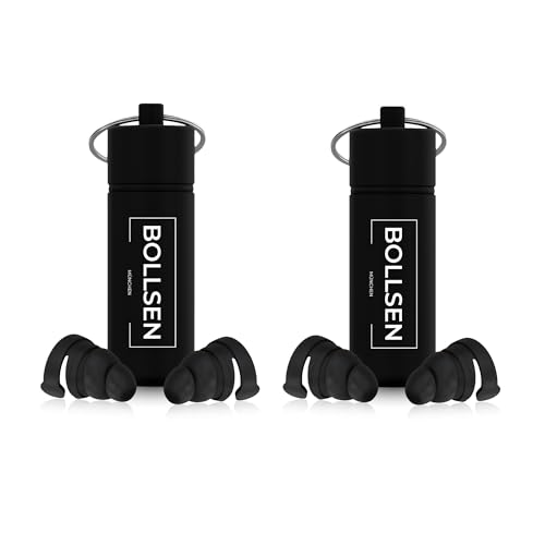 BOLLSEN Motorrad Ohrstöpsel – Wiederverwendbare Ohrstöpsel für...