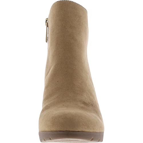 Anne Klein Womens Faux Suede Embellished Ankle Boots3