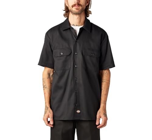 Dickies Flex Relaxed Fit Short Sleeve Work Shirt,...