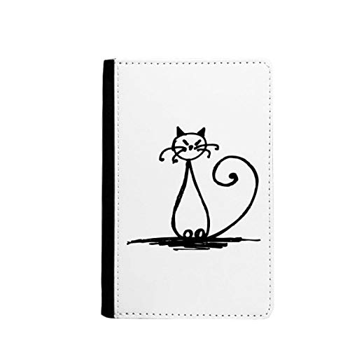 Porte-passeport chat anti-cornes protège-document voyage sécurisé