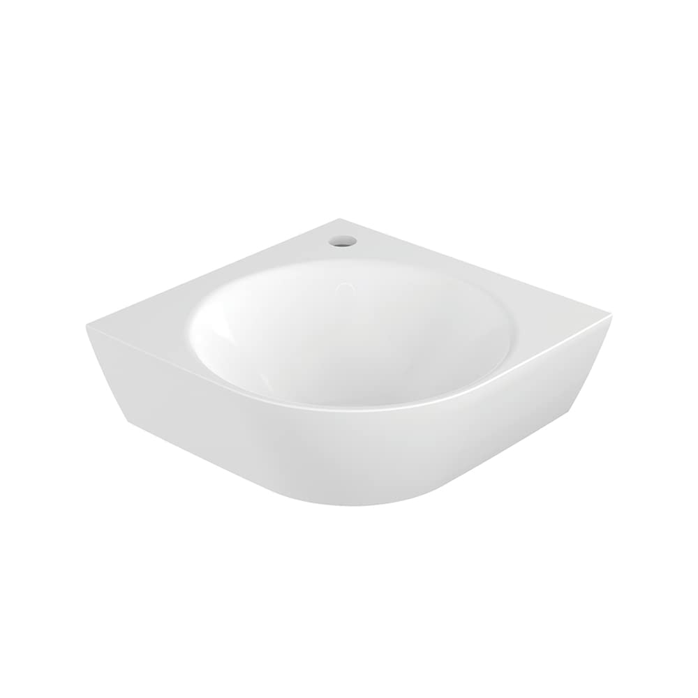 Kohler Span Corner Wall Mount Bathroom Basin, White, 569mm x 403mm x 172mm (B09V33Y3RL) Amazon Price History, Amazon Price Tracker