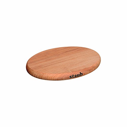 Staub 40509-516-0 Magnetische onderzetter hout, 15 x 11 cm