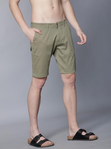 Image of Highlander Cotton Shorts for Men| Regular Fit |Chino Shorts |Shorts for Men Stylish | Mens Shorts