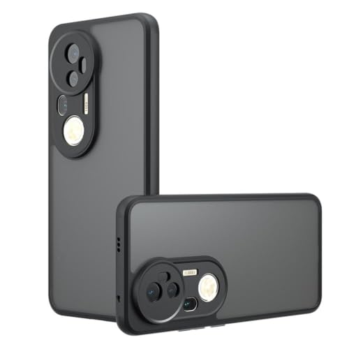 Image of Phone Case for Vivo T4 Ultra 5G, Matte PC+TPU Back Cover, Air Bag Corner Protection, Anti-Fingerprint, Micro Arc Edge, Never Turns Yellow, Camera Lens Guard, Black