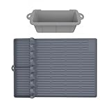 TEMOOUES シリコングリル グリドル ドリップボックス グリル オイル ドリップパン グリル フライパン グリース カップ ライナー トレイ ライナー BBQ トレイ ライナー