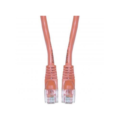 Offex Cat 5e Orange Ethernet Patch Cable, Snagless/Molded Boot, 25 Foot