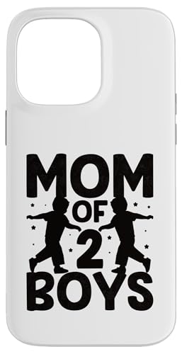 Mom Of Two Boys ̓ Ƒq ̌t X}zP[X iPhone 14 Pro Max p