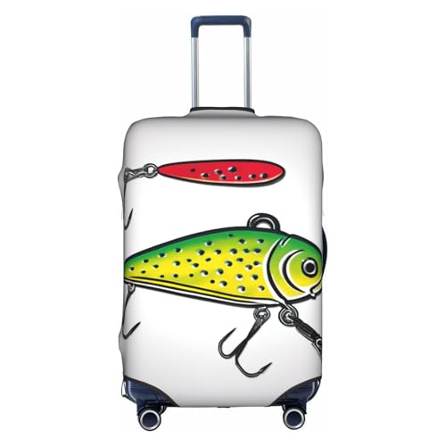 Housse de bagage blanche L Travel Fishing Lure04, protection haute densité