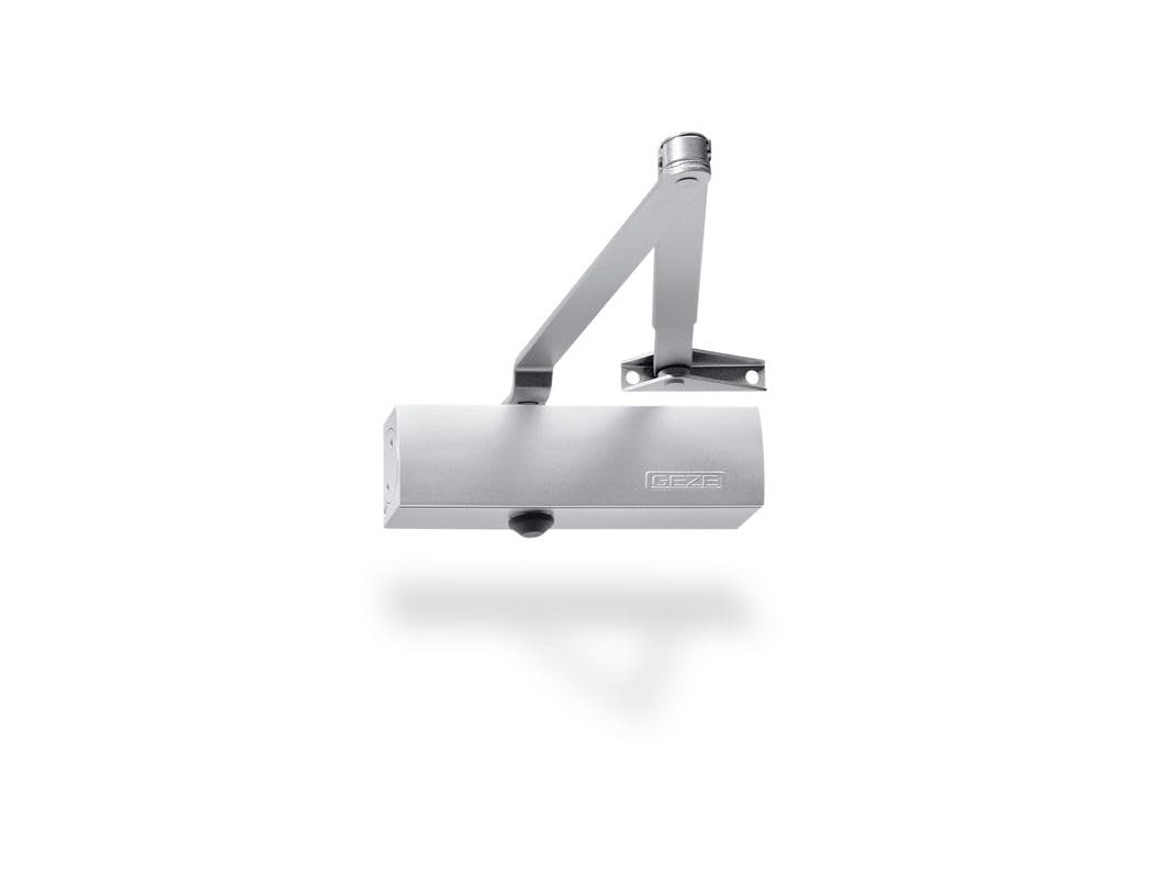 GEZE TS1500 Over Head Door Closer Size EN 3-4 Silver Fire Rated Door Closer