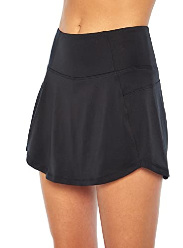 Bally Total Fitness Women's Standard Alvy High Rise Skort, Black, Medium #TOP1