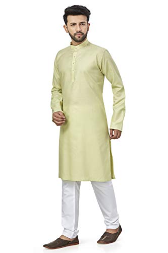 Image of BE ACTIVE Linen Blend Solid Pattern Trendy Comfortable Stylish Full Sleeve Kurta Men's Ethnic Wear