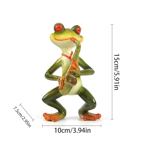 Statues de grenouille pour jardin décoratives en résine résistante aux intempéries