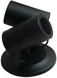 Spot Duplo Sobrepor Direcionável Cila Com Aro Para Par20 (Preto)