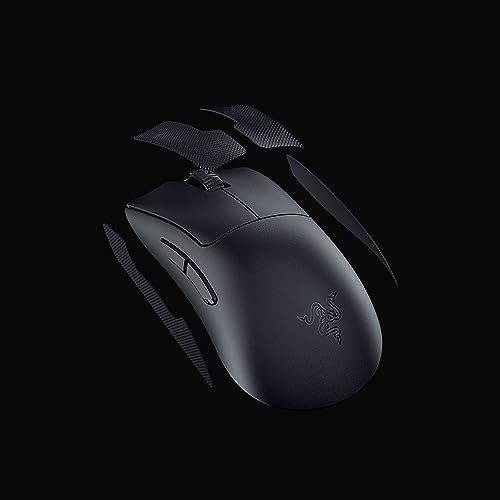 Image of Razer DeathAdder V3 Pro Wireless Gaming Mouse- Black : Ultra Lightweight - Focus Pro 30K Optical Sensor - Optical Switches Gen-3 - HyperSpeed Wireless - 5 Programmable Buttons - RZ01-04630100-R3A1