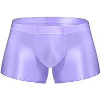 Sywiyi Calzoncillos tipo bóxer para hombre, de nailon, estilo