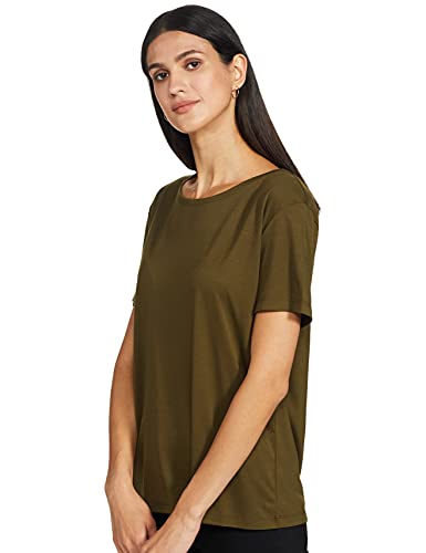 Image of Marks & Spencer Women's Regular T-Shirt (T41 8916K Dark Khaki 4XL)