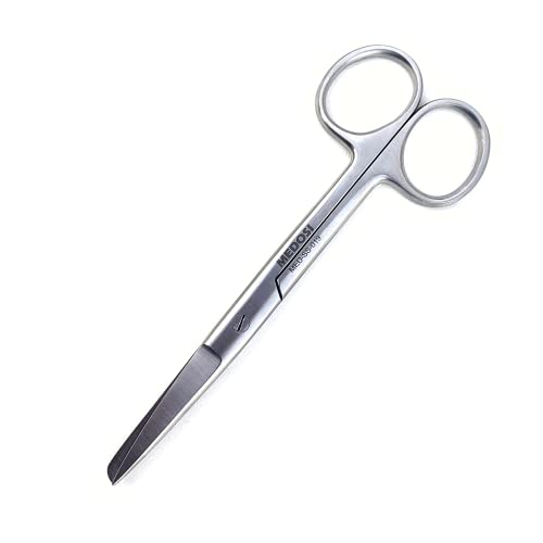 Medical Surgical Dressing Scissor Straight - Professional Nurses First Aid Dissection Scissors - Dental Vet Wound Dressing Bandage Tools (Dressing Scissor Straight)