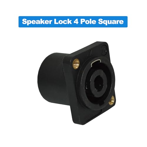 Conector Speakon macho para altavoz, 4 polos, 8 unidades miniatura 2