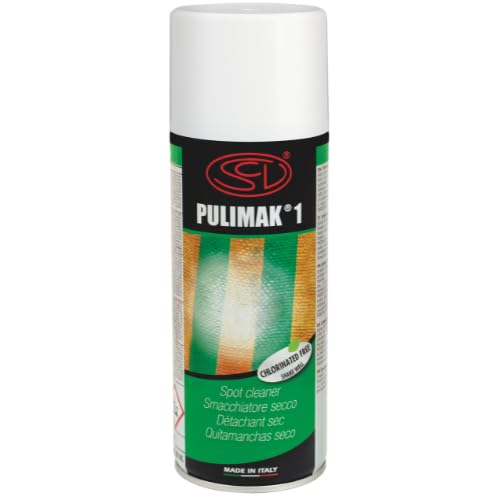 Pulimak® 1 quitamanchas en spray para tejidos – Elimina las manchas de aceite, grasa y suciedad – Sin manchas, secado rápido – para ropa, sofás, coches, alfombras Giorgetti Strass