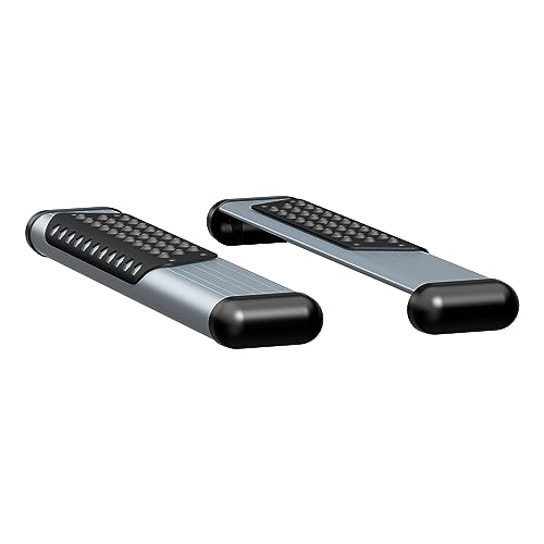 LUVERNE estribos laterales de aluminio 36 pulgadas plata