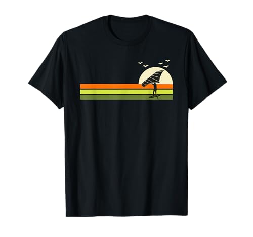 Wing Surf Retro Wing Foil Wingfoil T-Shirt