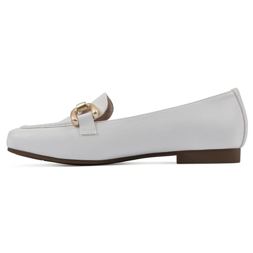 Image of CLIFFS BY WHITE MOUNTAIN Women's Bestow Moc-Toe Loafer Flat