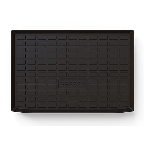 Image of GFX Trunk Boot Dicky Mat Rear Mats (After-Market) Compatible with Brezza (2016-2021) Black