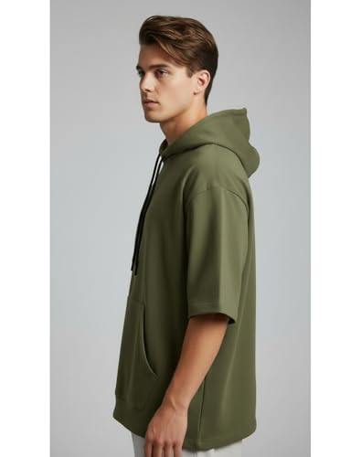Image of FYLTR Men's Solid Sweatshirt |Oversized Fit| Fashionable Sweatshirt for Men