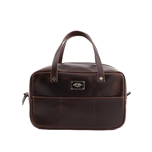 Luxury Gym Bag Men, Leather Crash Bag, Overnight Bag, Carry on, Travel Bag, Workout Bag, Mini Duffel Bag, Gift for Him, Gift for Boyfriend