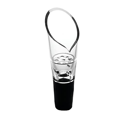 True Aerial Wine Aerator Pourer Spout - Aerating Pourers For Wine Bottles, Clear #TOP6