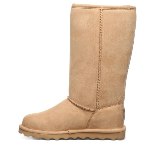 BEARPAW Women's Elle Tall Vegan Iced Coffee Size 10 | Women's Boot Classic Suede | Women's Slip On Boot | Comfortable Winter Boot2