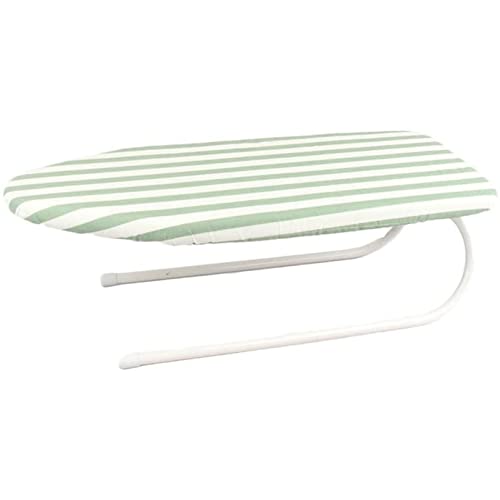 Tabla de Planchar, Mini Tabla de Planchar Escritorio, sobremesa con Patas Plegables, Relleno Fieltro Grueso