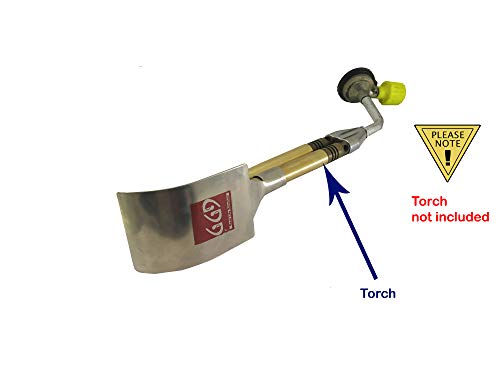 Image of STAINLESS STEEL Brazing Torch Blade, Brazing Torch Heat Guard, Flame Guard, Flame Reflector, Torch Blade, Free size for all quick fire torches (5)