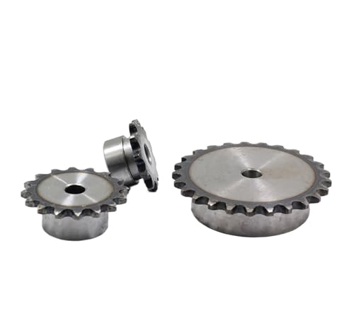 Bevel Gear Pinion Hardware Mechanical 1pcs 06C Chain Gear 3 Points 35B Sprocket 10-25 Tooth Steel Process Hole 10mm Industrial Transmission Sprocket Wheel(25 Teeth)