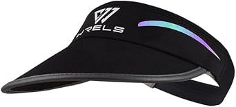 WRELS Sun Visor for Men Women,Soft Lightweight Adjustable Foldable Hat,Quick Dry Sweatband Cap for Outdoor Sports