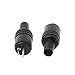 Hanzou 10 Pcs 2 Pin DIN Speaker Plug 2-Pin Plug Hifi Loudspeaker Cable Solder Connector
