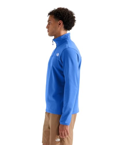 Image of THE NORTH FACE mens Cedar Trail Grid Fleece Quarter Zip Jacket | Cold Weather Top With Durable, Reinforced Bindings