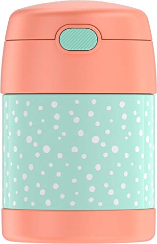 Image of THERMOS FUNTAINER Kids Food Jar with Spoon, 10oz, Pastel Delight