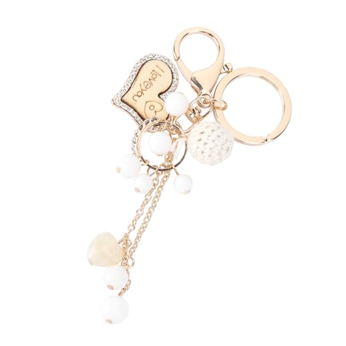 Healeved 1 Pieza Llavero Hechizas Corazón Corazones Auto Largo Anillo De La Cadena De Claves Heart Key Rings Aleación