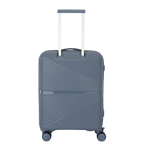 Image of American Tourister AIRCONIC2.0 SP 55 cm Small Cabin Polypropylene (PP) Hard 8 Wheels Spinner Luggage /Suitcase /Trolley Bag for Travel (Gray)