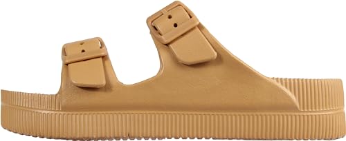 Image of Weweya Platform Sandals Women Arch Support Sandal Buckle Straps Slides