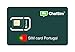 Produktbild Internationale SIM-Karte für Reisen nach PORTUGAL und rund um den Globus - ChatSim - Empfang in 165 Ländern, Roaming weltweit - Mehrfachanbieternetz GSM/2G/3G/4G, keine Fixkosten. 1 GB für 30 Tage